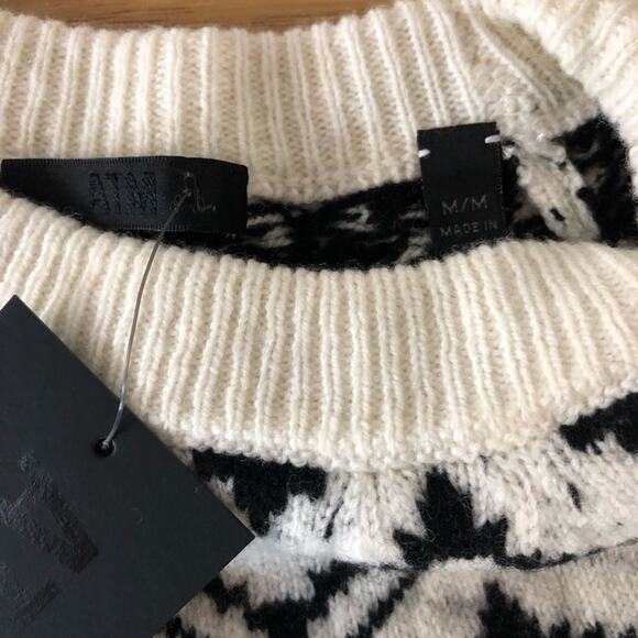 ATM Anthony Thomas Melillo Fair Isle Wool Sleeveless Sweater - M - Picture 10 of 10
